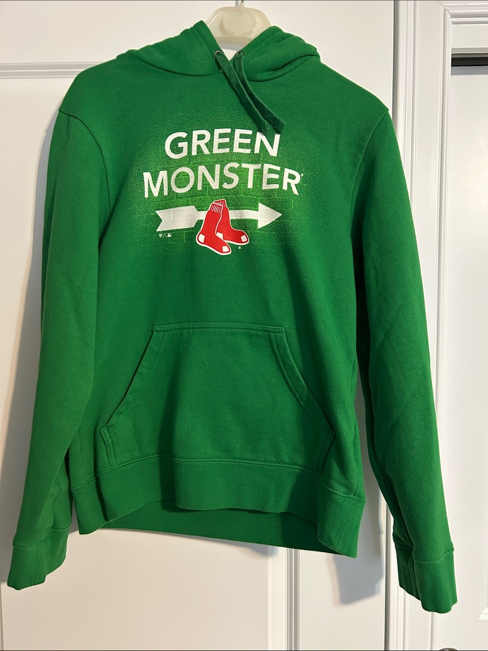 Fanatics Boston Red Sox Green Monster Fittted Pullover Hoodie - Mens Small